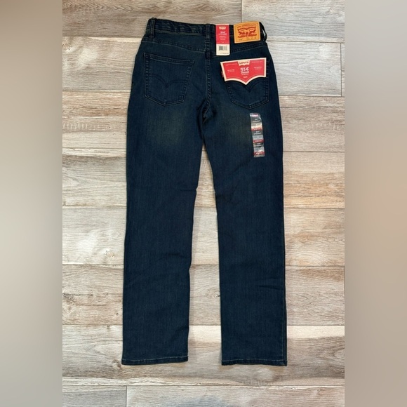 Levi’s~ Boys Youth 514 Straight Stretch Regular Fit Jeans 27x 29 New with‎ Tags - Picture 4 of 8